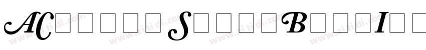 ACaslon SwashBoldIt字体转换